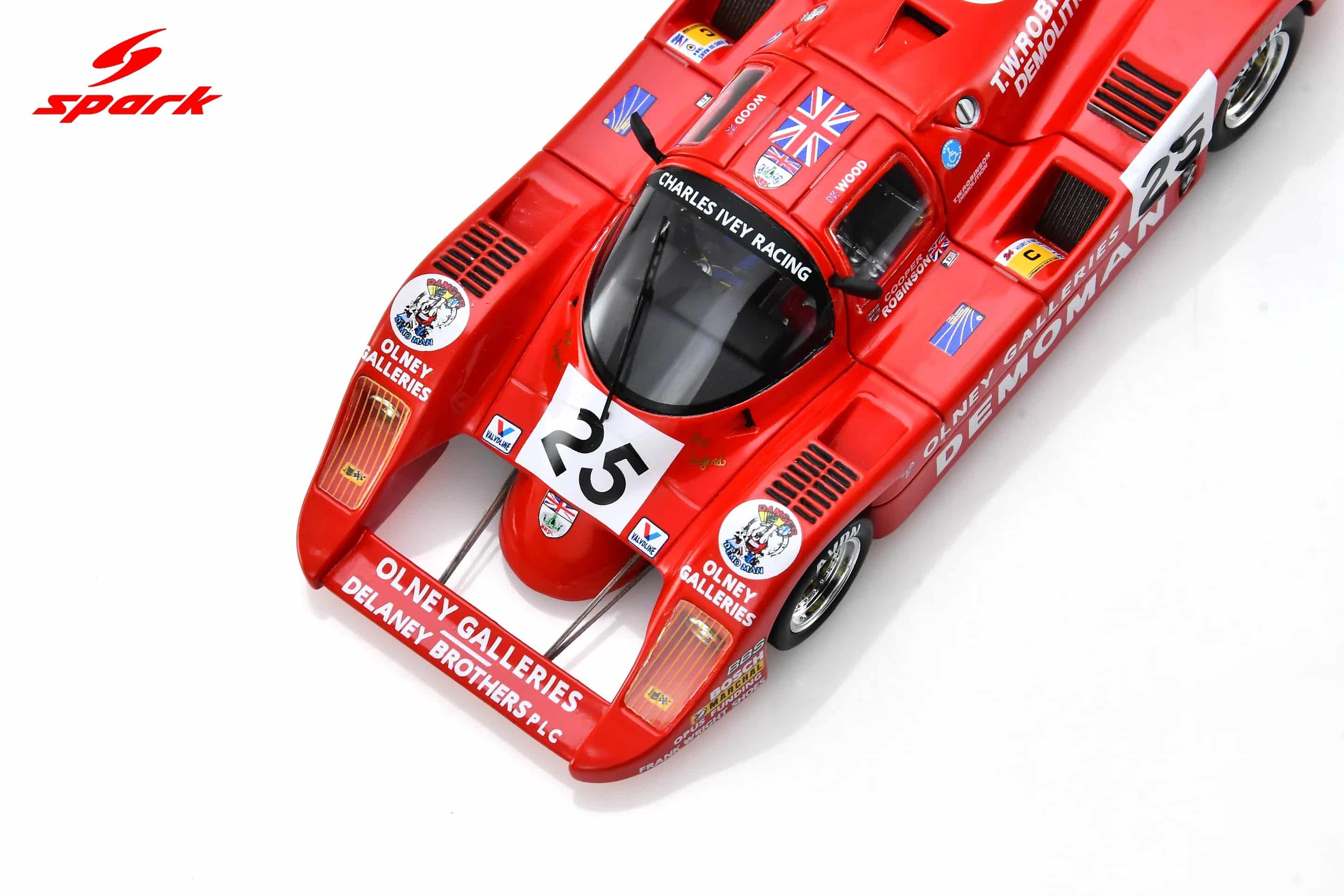 Spark 1:43 Grid S2 No.25 Le Mans 24H 1984 Jonathan Courage, Alain de Cadenet, Max Faure (S9425) - Resin Model 8 Spark 1:43 Grid S2 No.25 Le Mans 24H 1984 (S9425) Diecast Model - Image 8