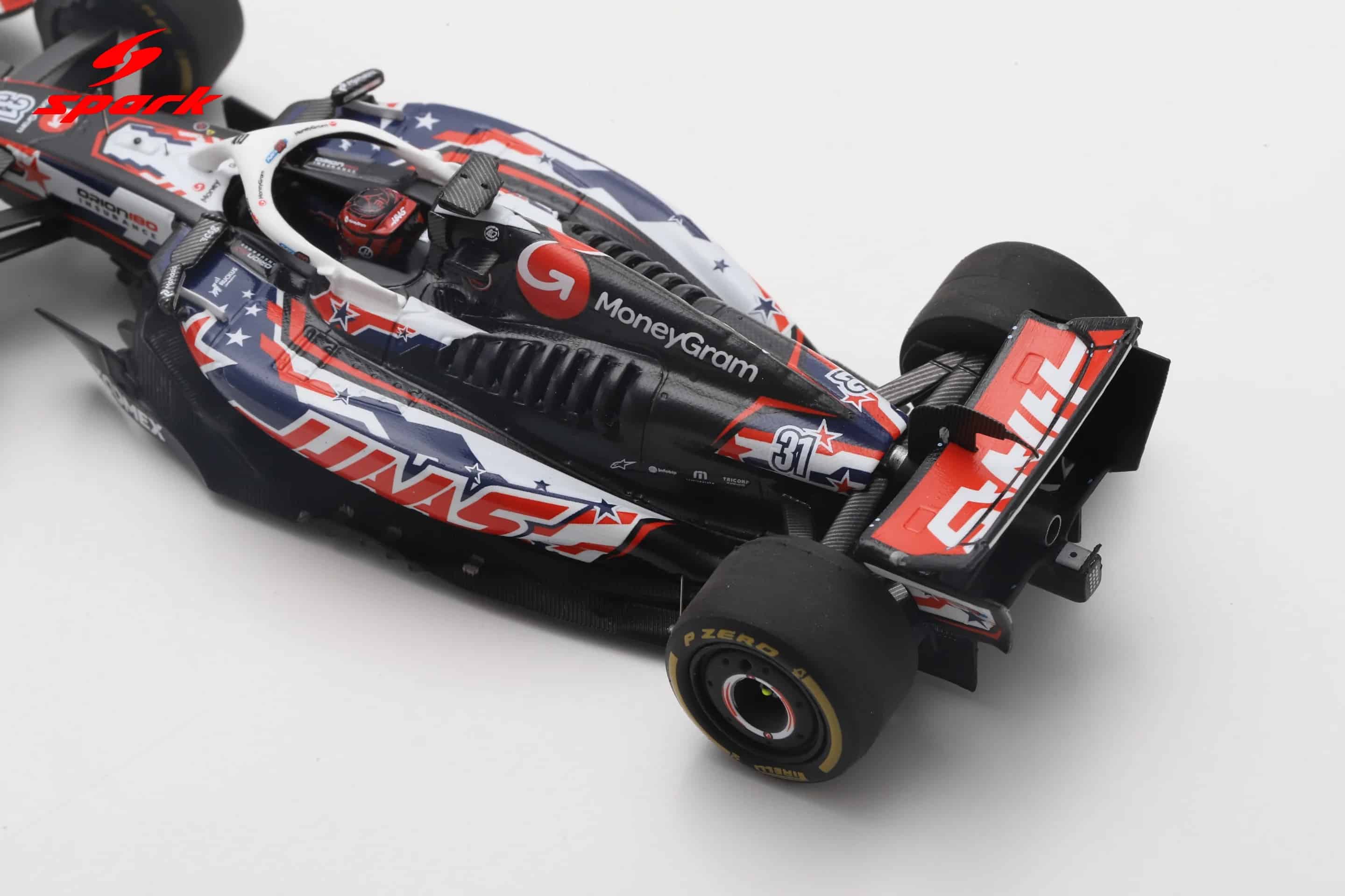 Spark 1:43 Haas VF-25 No.31 US GP 2025 MoneyGram Haas F1 Team Esteban Ocon (S9646) Resin Model 10 Spark 1:43 Haas VF-25 No.31 US GP 2025 MoneyGram Haas F1 Team Esteban Ocon (S9646) Resin Model