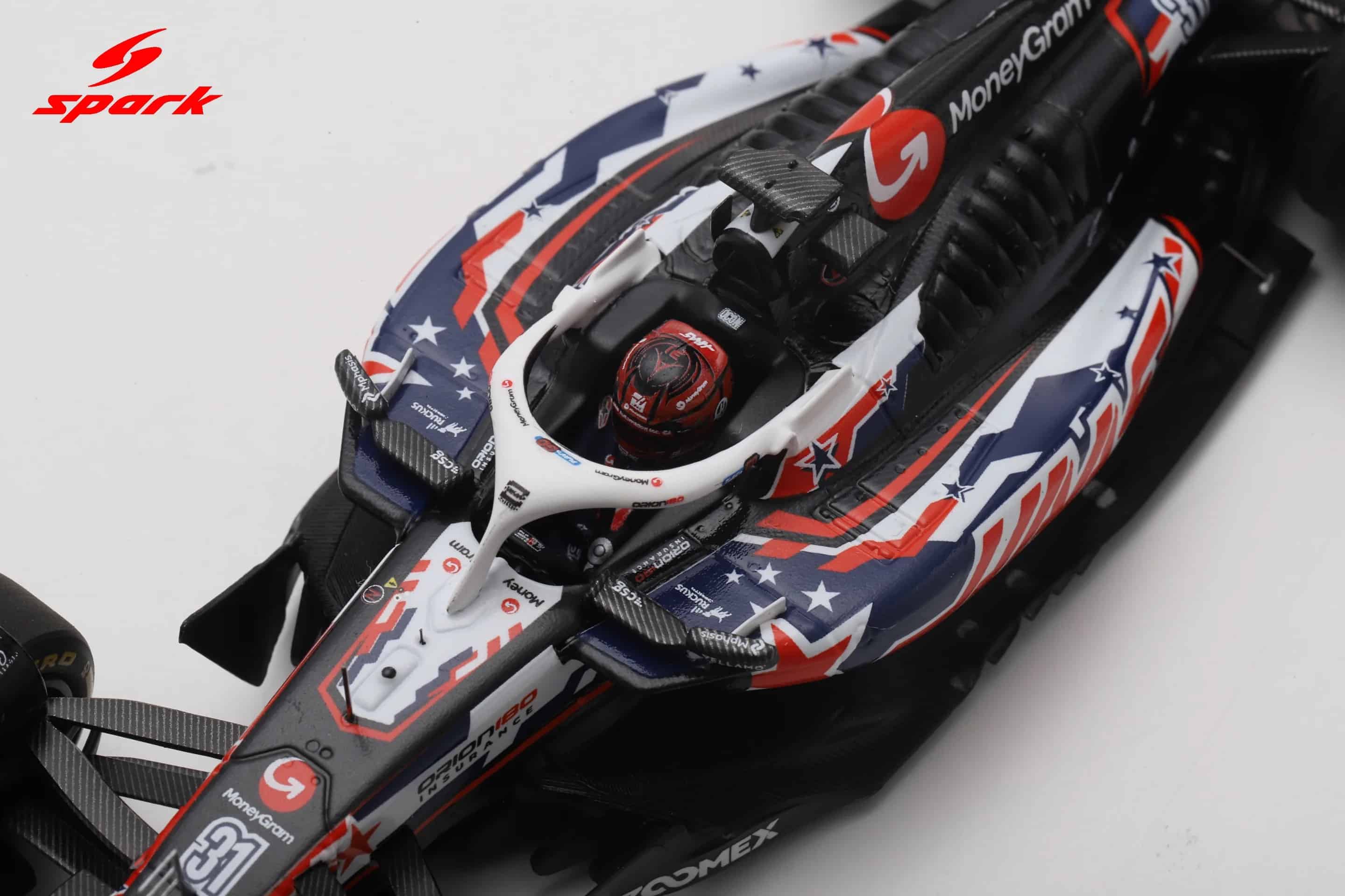 Spark 1:43 Haas VF-25 No.31 US GP 2025 MoneyGram Haas F1 Team Esteban Ocon (S9646) Resin Model 11 Spark 1:43 Haas VF-25 No.31 US GP 2025 MoneyGram Haas F1 Team Esteban Ocon (S9646) Resin Model