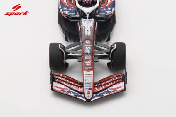 Spark 1:43 Haas VF-25 No.87 US GP 2025 MoneyGram Haas F1 Team Oliver Bearman (S9647) Resin Model 21 Spark 1:43 Haas VF-25 No.87 US GP 2025 MoneyGram Haas F1 Team Oliver Bearman (S9647) Resin Model