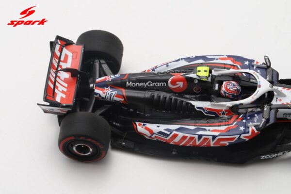 Spark 1:43 Haas VF-25 No.87 US GP 2025 MoneyGram Haas F1 Team Oliver Bearman (S9647) Resin Model 22 Spark 1:43 Haas VF-25 No.87 US GP 2025 MoneyGram Haas F1 Team Oliver Bearman (S9647) Resin Model