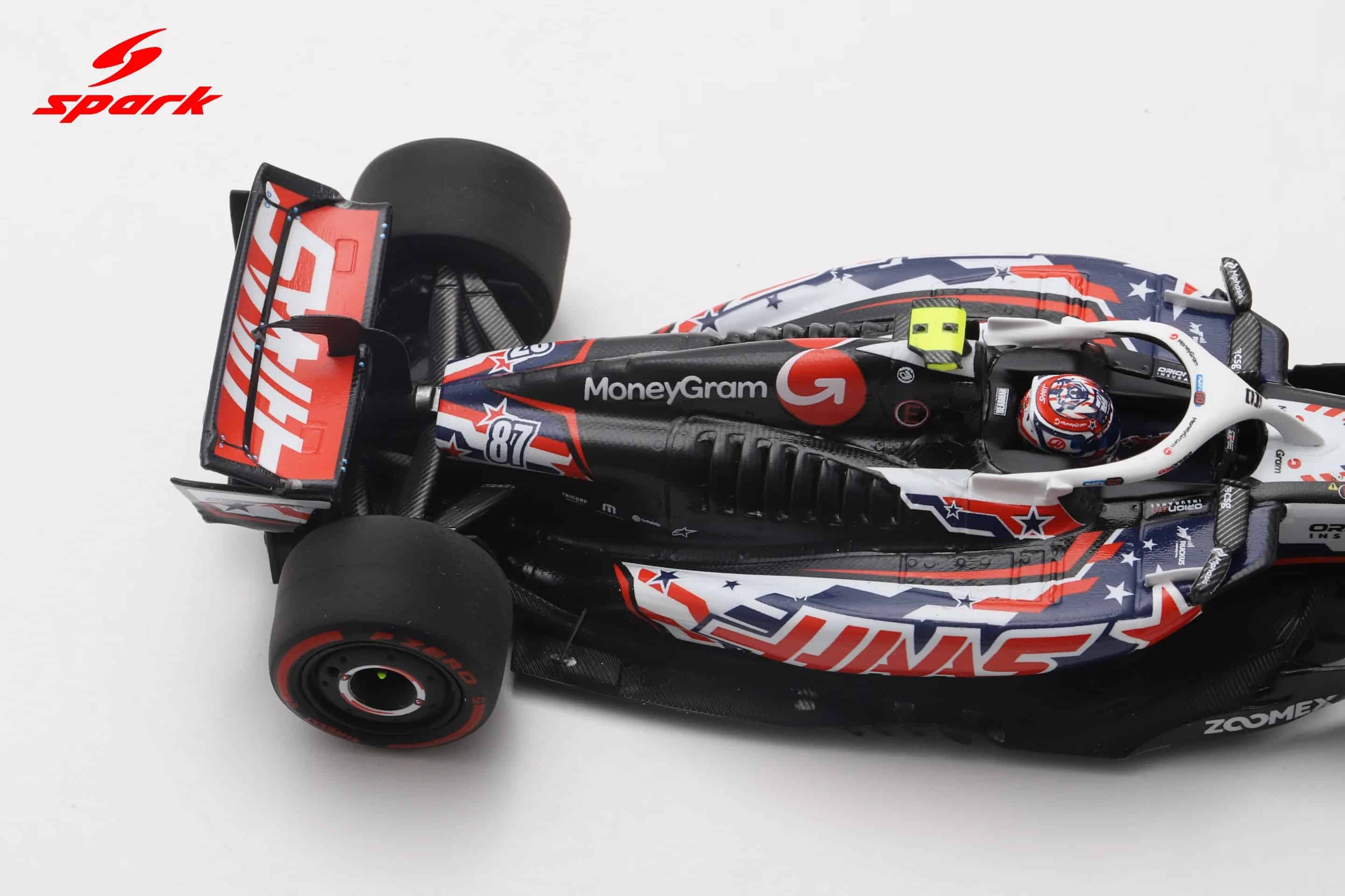 Spark 1:43 Haas VF-25 No.87 US GP 2025 MoneyGram Haas F1 Team Oliver Bearman (S9647) Resin Model 11 Spark 1:43 Haas VF-25 No.87 US GP 2025 MoneyGram Haas F1 Team Oliver Bearman (S9647) Resin Model