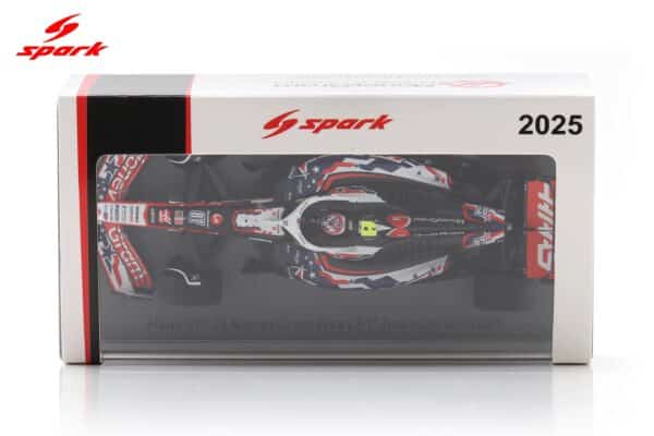 Spark 1:43 Haas VF-25 No.87 US GP 2025 MoneyGram Haas F1 Team Oliver Bearman (S9647) Resin Model