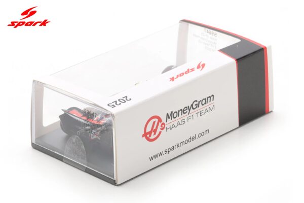 Spark 1:43 Haas VF-25 No.87 US GP 2025 MoneyGram Haas F1 Team Oliver Bearman (S9647) Resin Model 15 Spark 1:43 Haas VF-25 No.87 US GP 2025 MoneyGram Haas F1 Team Oliver Bearman (S9647) Resin Model