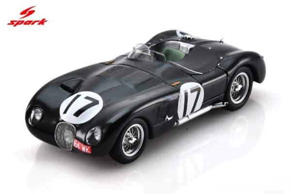 Spark 1:43 Jaguar XK120 C No.17 2nd Le Mans 24H 1953 (S2944) Diecast Model - Image 1