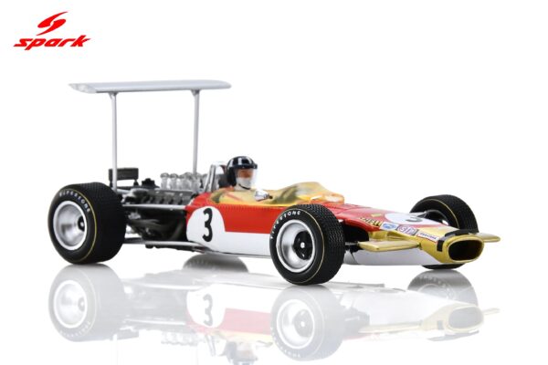 Spark 1:43 Lotus 49B No.3 Dutch GP 1968 Mario Andretti (S6369) - Resin Model 18 Spark 1:43 Lotus 49B No.3 2nd German GP 1968 Graham Hill (S6369) Diecast Model - Image 10