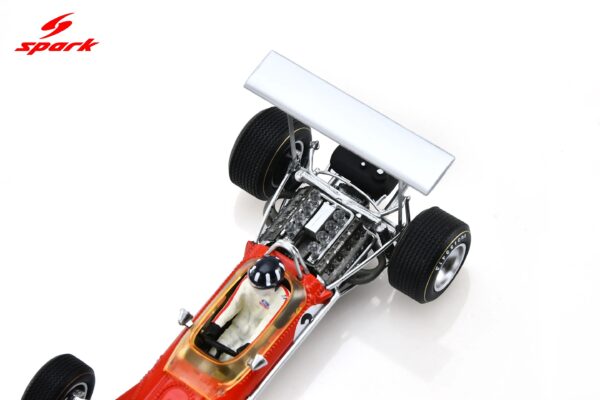 Spark 1:43 Lotus 49B No.3 Dutch GP 1968 Mario Andretti (S6369) - Resin Model 20 Spark 1:43 Lotus 49B No.3 2nd German GP 1968 Graham Hill (S6369) Diecast Model - Image 8