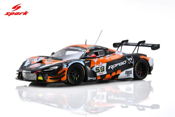 Spark 1:43 McLaren 720S GT3 EVO No.59 6th 24h Spa 2025 Garage 59 J. Loake, M. Kirchhöfer, B. Goethe (SB852) - Limited Edition Resin Model 11 Spark 1:43 McLaren 720S GT3 EVO No.59 Garage 59 24H Spa 2025 (SB852) Diecast Model - Image 3