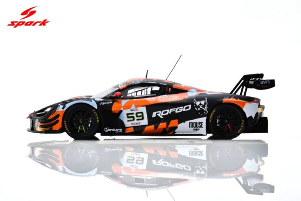 Spark 1:43 McLaren 720S GT3 EVO No.59 6th 24h Spa 2025 Garage 59 J. Loake, M. Kirchhöfer, B. Goethe (SB852) - Limited Edition Resin Model 13 Spark 1:43 McLaren 720S GT3 EVO No.59 Garage 59 24H Spa 2025 (SB852) Diecast Model - Image 5