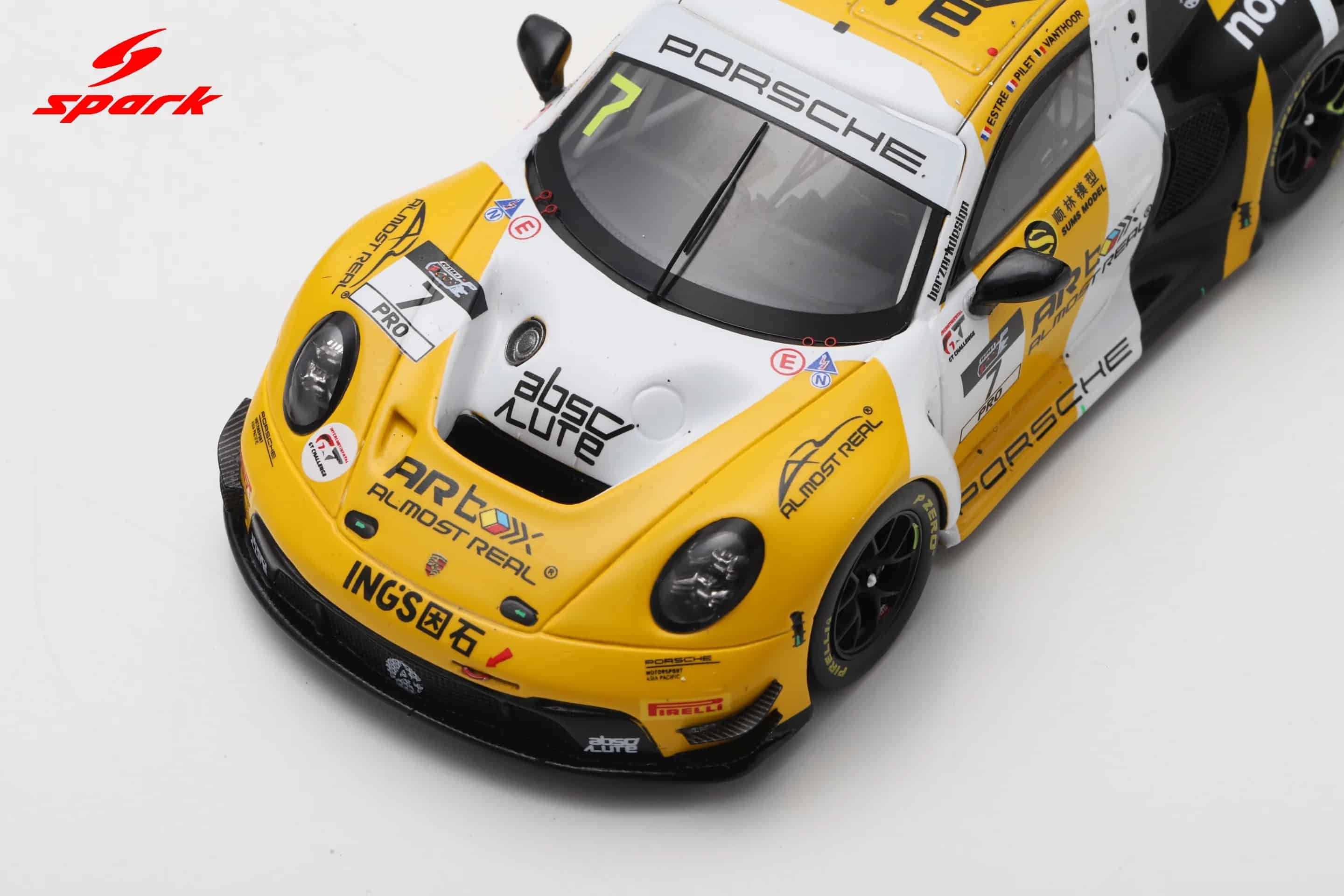 Spark 1:43 Porsche 911 GT3 R (992) No.7 Absolute Racing 2nd Suzuka 1000km 2025 L. Vanthoor K. Estre P. Pilet (SJ185) Resin Model 11 Spark 1:43 Porsche 911 GT3 R (992) No.7 Absolute Racing 2nd Suzuka 1000km 2025 L. Vanthoor K. Estre P. Pilet (SJ185) Resin Model