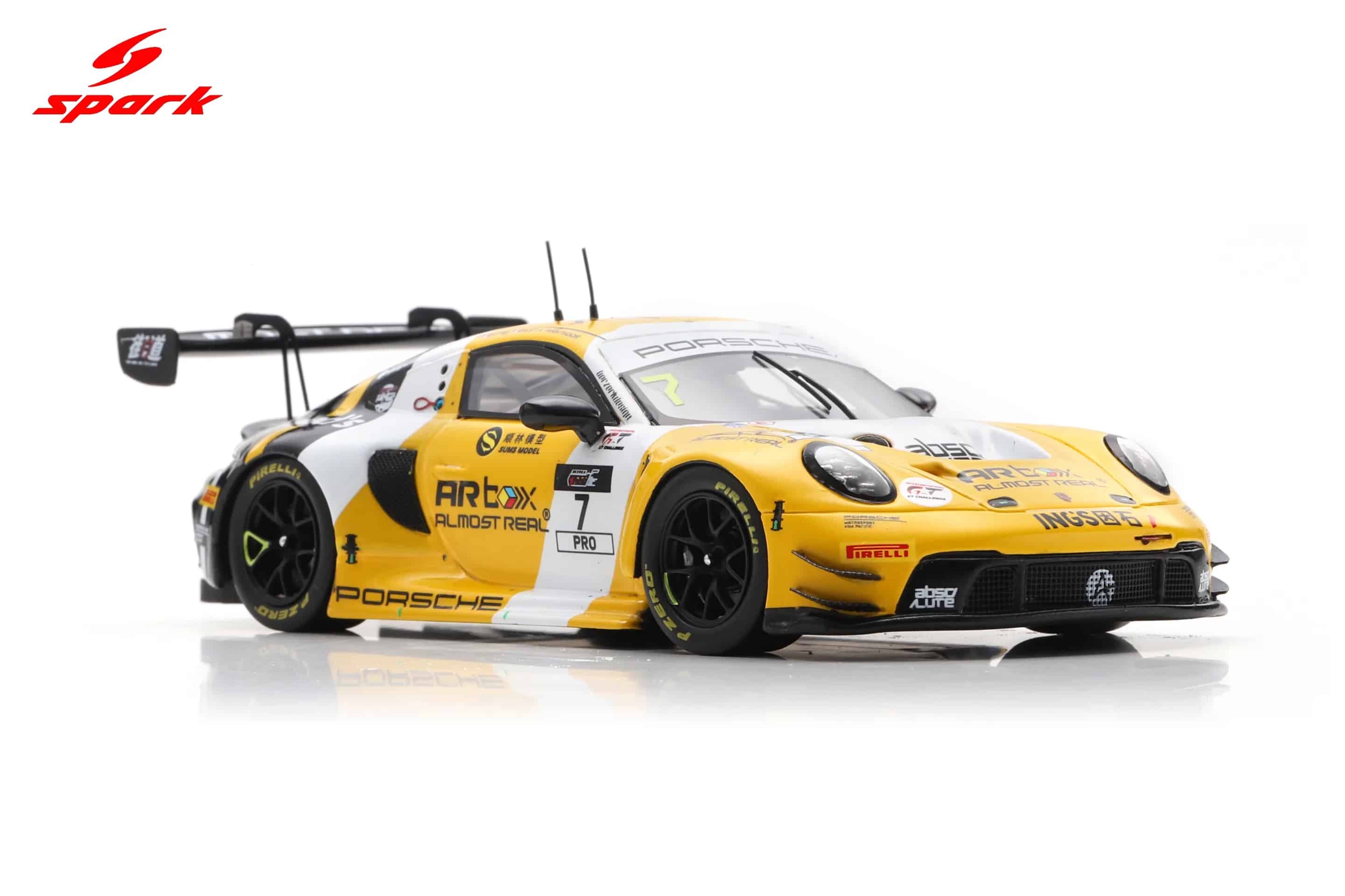 Spark 1:43 Porsche 911 GT3 R (992) No.7 Absolute Racing 2nd Suzuka 1000km 2025 L. Vanthoor K. Estre P. Pilet (SJ185) Resin Model 5 Spark 1:43 Porsche 911 GT3 R (992) No.7 Absolute Racing 2nd Suzuka 1000km 2025 L. Vanthoor K. Estre P. Pilet (SJ185) Resin Model