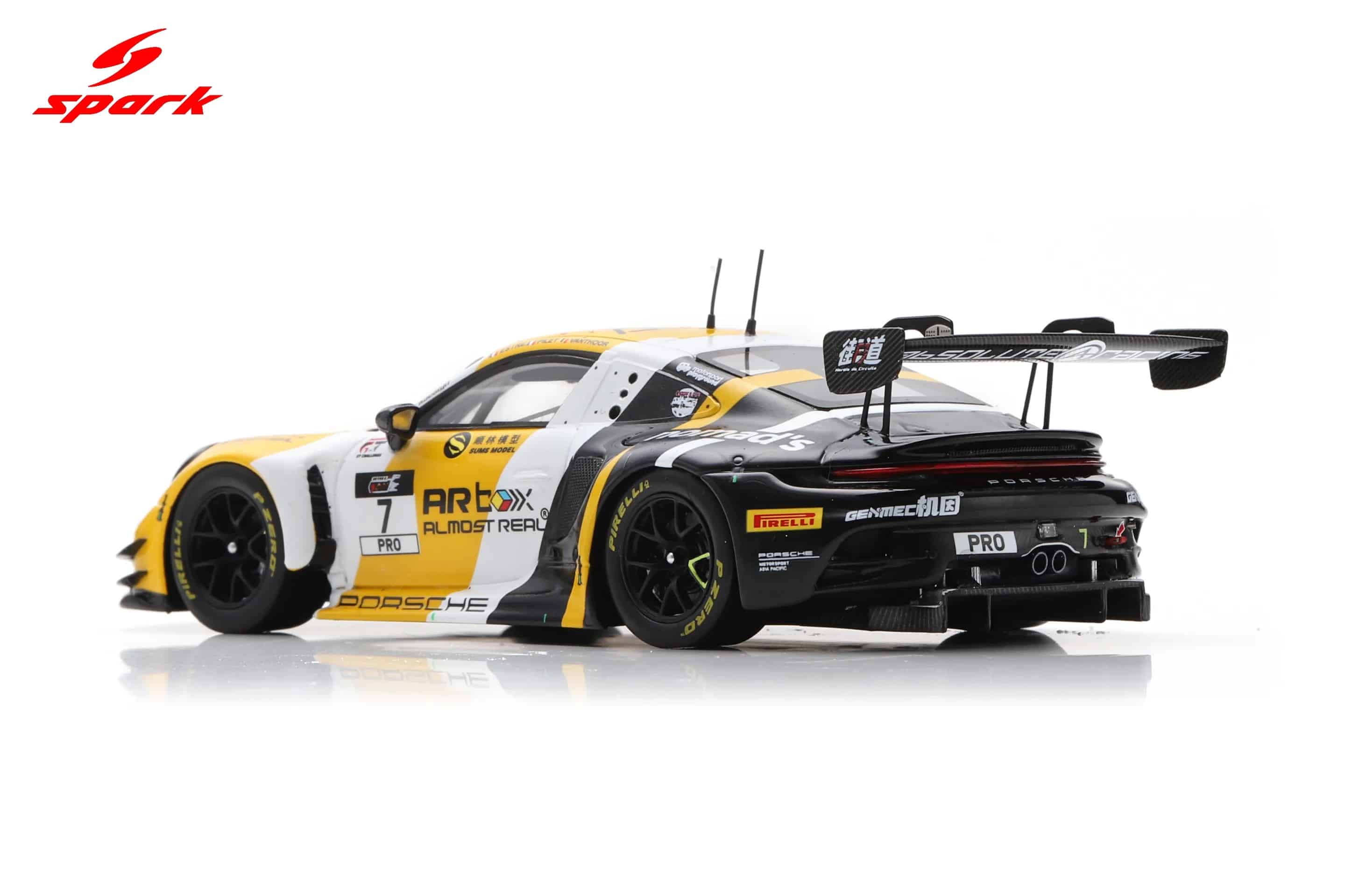 Spark 1:43 Porsche 911 GT3 R (992) No.7 Absolute Racing 2nd Suzuka 1000km 2025 L. Vanthoor K. Estre P. Pilet (SJ185) Resin Model 6 Spark 1:43 Porsche 911 GT3 R (992) No.7 Absolute Racing 2nd Suzuka 1000km 2025 L. Vanthoor K. Estre P. Pilet (SJ185) Resin Model