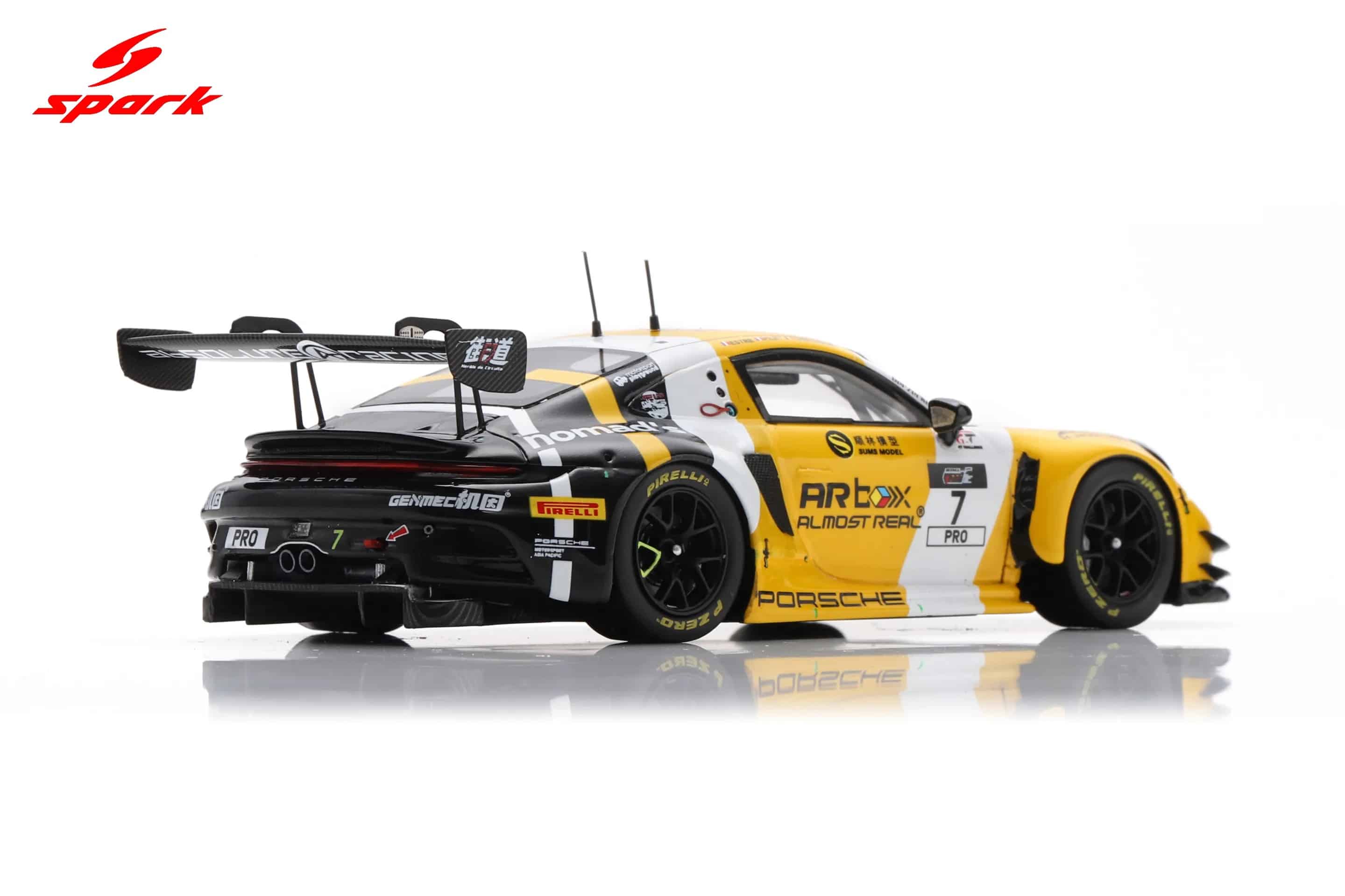 Spark 1:43 Porsche 911 GT3 R (992) No.7 Absolute Racing 2nd Suzuka 1000km 2025 L. Vanthoor K. Estre P. Pilet (SJ185) Resin Model 7 Spark 1:43 Porsche 911 GT3 R (992) No.7 Absolute Racing 2nd Suzuka 1000km 2025 L. Vanthoor K. Estre P. Pilet (SJ185) Resin Model