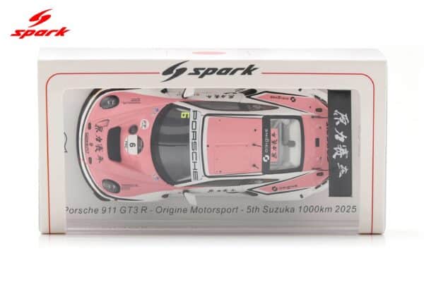 Spark 1:43 Porsche 911 GT3 R No.6 Origine Motorsport 5th Suzuka 1000km 2025 L. Heinrich A. Picariello B. Buus (SJ184) Resin Model 20 Spark 1:43 Porsche 911 GT3 R No.6 Origine Motorsport 5th Suzuka 1000km 2025 L. Heinrich A. Picariello B. Buus (SJ184) Resin Model