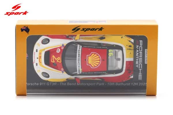 Spark 1:43 Porsche 911 GT3R No.91 The Bend Motorsport Park Bathurst 12h 2025 L.Heinrich Y.Shahin S.Shahin M.Schuring (AS084) Limited Edition Resin Model 20 Spark 1:43 Porsche 911 GT3R No.91 The Bend Motorsport Park Bathurst 12h 2025 L.Heinrich Y.Shahin S.Shahin M.Schuring (AS084) Limited Edition Resin Model