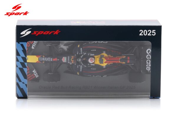 Spark 1:43 Red Bull Racing RB21 No.1 Oracle Red Bull Racing Winner Italian GP 2025 Max Verstappen Oracle 50 Wins with Pit Board (S9636) Resin Model 15 Spark 1:43 Red Bull Racing RB21 No.1 Oracle Red Bull Racing Winner Italian GP 2025 Max Verstappen Oracle 50 Wins with Pit Board (S9636) Resin Model