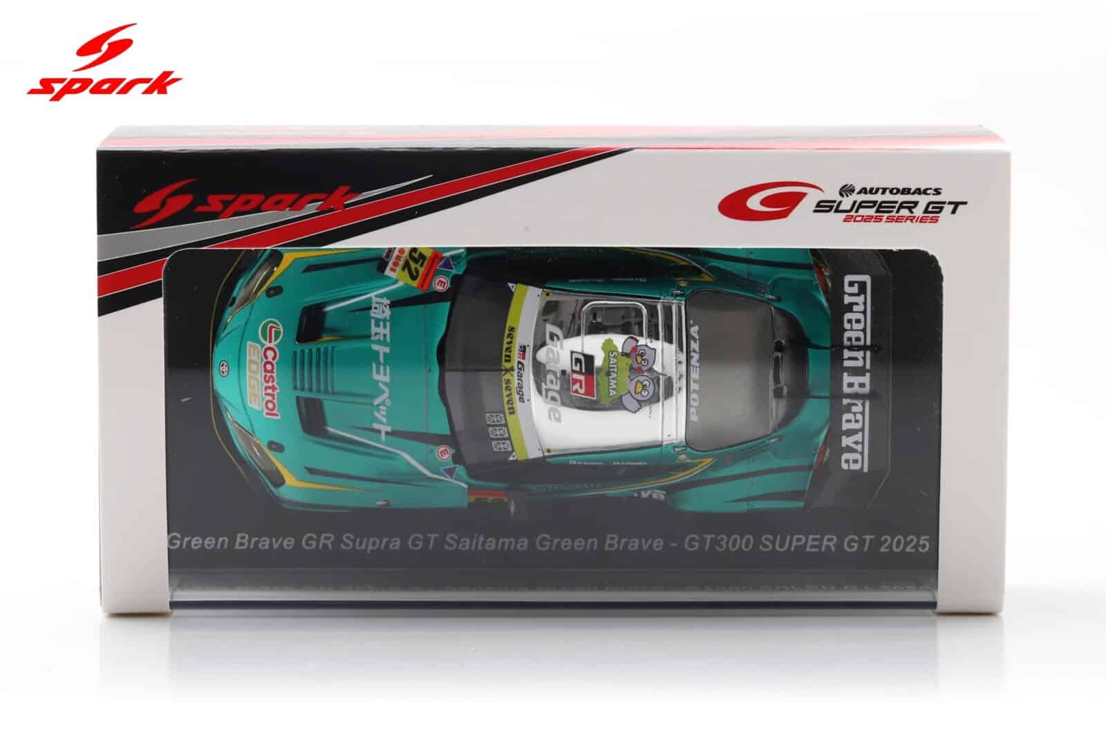 Spark 1:43 Toyota GR Supra No.52 Saitama Toyopet Green Brave 2025