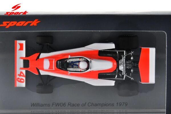 Spark 1:43 McLaren M23 No.49 US GP 1977 Hector Rebaque (S7472) - Resin Model 15 Spark 1:43 Williams FW06 No.49 Race of Champions 1979 (S7472) Diecast Model - Image 7