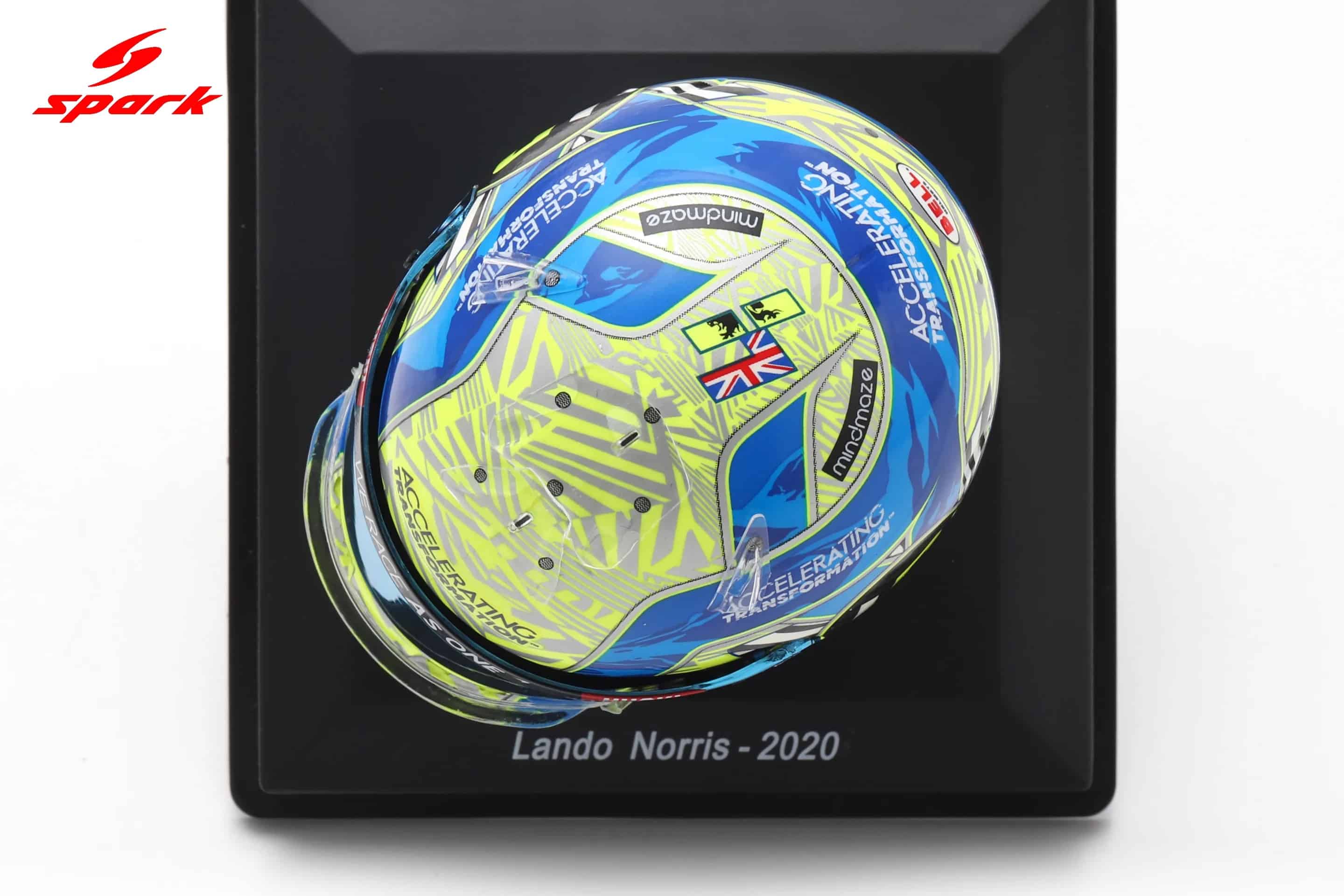 Spark 1:5 Lando Norris McLaren F1 Helmet 2020 Season (5HF042) Resin Model 13 Spark 1:5 Lando Norris McLaren F1 Helmet 2020 Season (5HF042) Resin Model