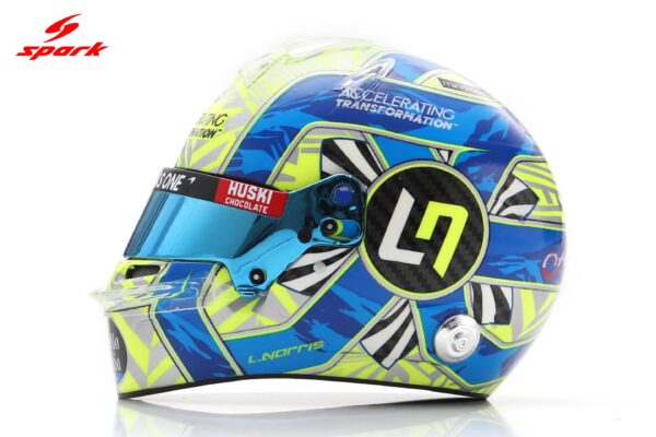 Spark 1:5 Lando Norris McLaren F1 Helmet 2020 Season (5HF042) Resin Model