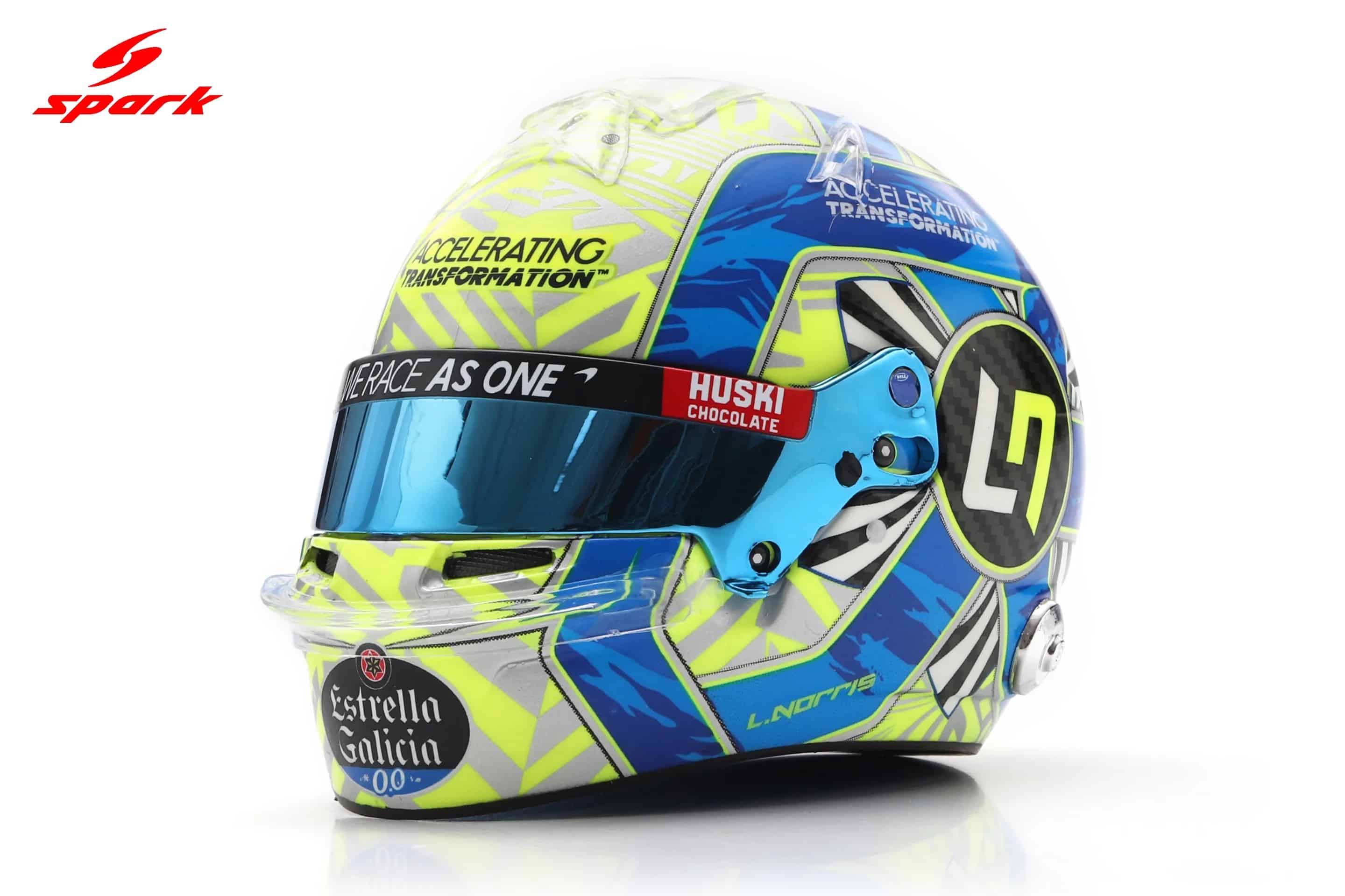 Spark 1:5 Lando Norris McLaren F1 Helmet 2020 Season (5HF042) Resin Model 4 Spark 1:5 Lando Norris McLaren F1 Helmet 2020 Season (5HF042) Resin Model