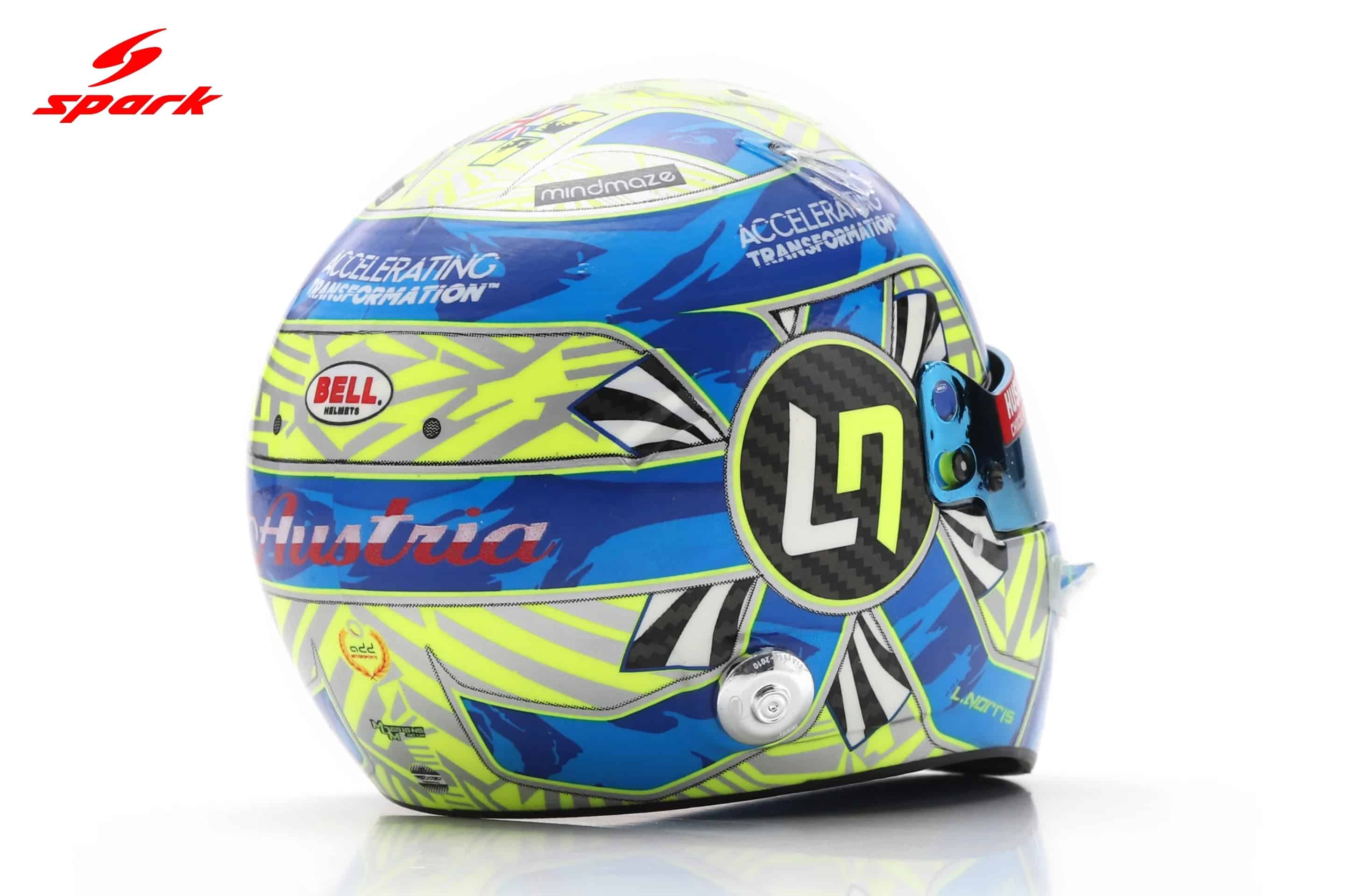 Spark 1:5 Lando Norris McLaren F1 Helmet 2020 Season (5HF042) Resin Model 5 Spark 1:5 Lando Norris McLaren F1 Helmet 2020 Season (5HF042) Resin Model