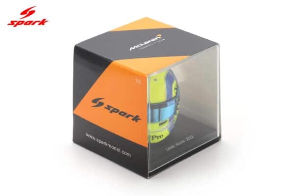 Spark 1:5 Lando Norris McLaren F1 Helmet 2022 Season (5HF075) Resin Model 24 Spark 1:5 Lando Norris McLaren F1 Helmet 2022 Season (5HF075) Resin Model