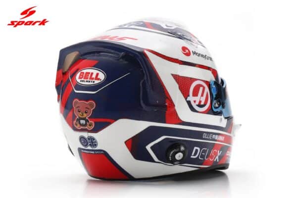 Spark 1:5 Ollie Bearman British GP 2025 Helmet Replica (5HF221)