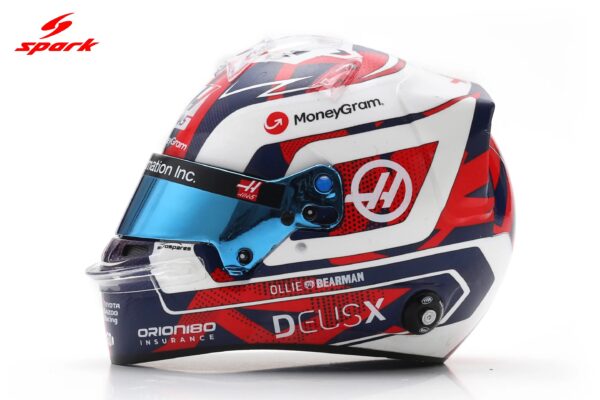Spark 1:5 Ollie Bearman British GP 2025 Helmet Replica (5HF221) 16 Spark 1:5 Ollie Bearman British GP 2025 Helmet Replica (5HF221)
