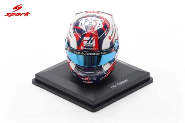 Spark 1:5 Ollie Bearman British GP 2025 Helmet Replica (5HF221) 18 Spark 1:5 Ollie Bearman British GP 2025 Helmet Replica (5HF221)