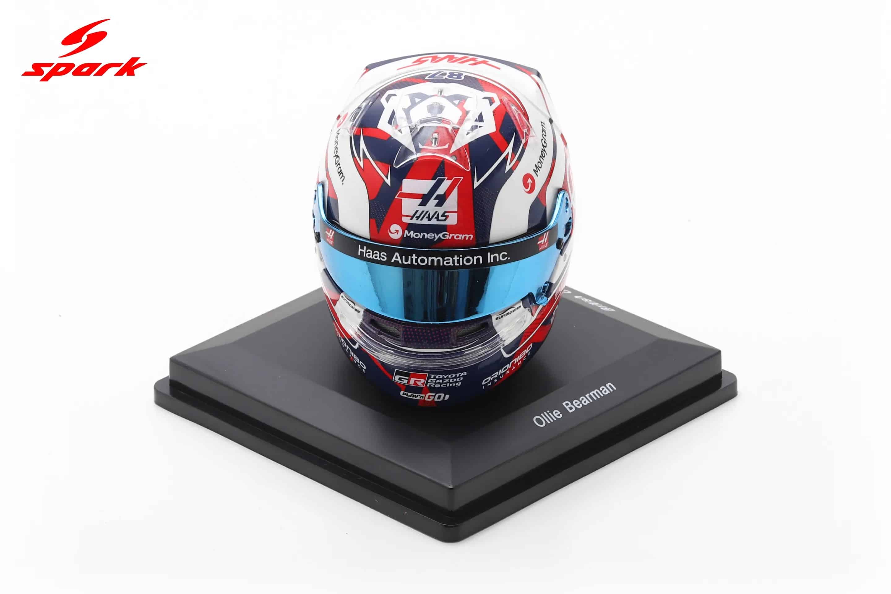 Spark 1:5 Ollie Bearman British GP 2025 Helmet Replica (5HF221) 6 Spark 1:5 Ollie Bearman British GP 2025 Helmet Replica (5HF221)