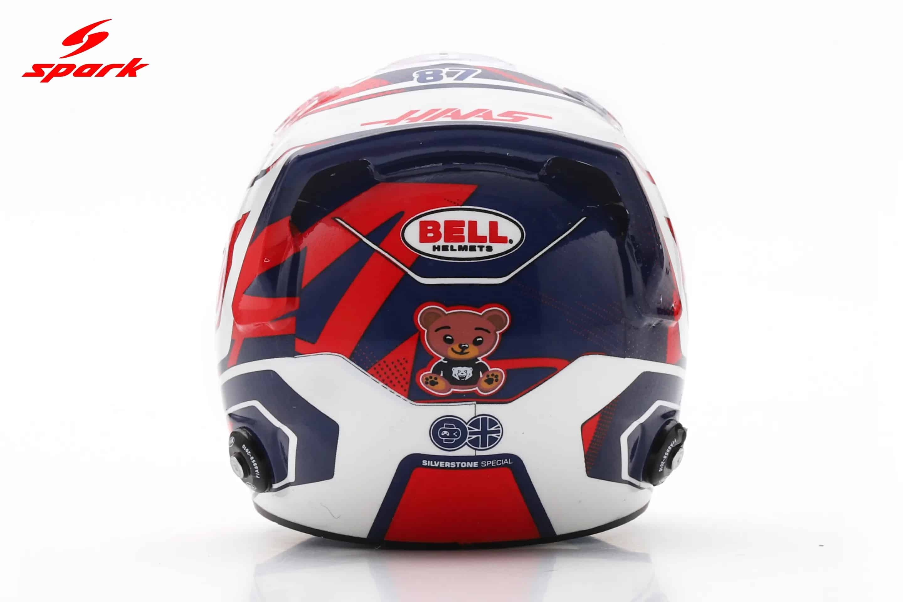 Spark 1:5 Ollie Bearman British GP 2025 Helmet Replica (5HF221) 7 Spark 1:5 Ollie Bearman British GP 2025 Helmet Replica (5HF221)