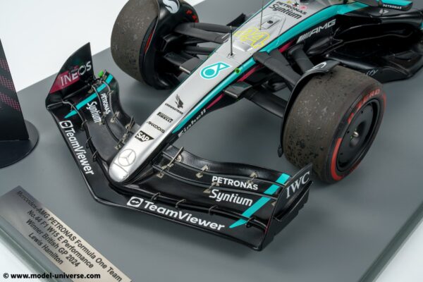 Spark 1:12 Mercedes-AMG Petronas F1 W15 #44 Winner British GP 2024 Lewis Hamilton - Limited Edition Resin Model 18 Spark 1:12 Mercedes-AMG Petronas F1 W15 #44 Winner British GP 2024 Lewis Hamilton - Limited Edition Resin Model