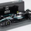 Spark 1:43 Mercedes W16 No.12 Mercedes-AMG PETRONAS Formula One Team 4th Azerbaijan GP 2025 Andrea Kimi Antonelli (S9632) Resin Model 4 Spark 1:43 Mercedes W16 No.12 Andrea Kimi Antonelli Azerbaijan GP 2025 – rear view