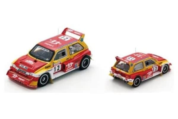 Spark 1:43 MG Metro 6R4 No.12 1986 Didier Auriol / Bernard Occelli Tour de Corse (S8163) Resin Model