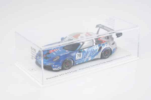 Spark 1:43 Porsche 911 GT3 Cup No.78 Iori Kimura Porsche Carrera Cup Japan Champion 2025 (SJ182) Limited Edition Resin Model 5 Spark 1:43 Porsche 911 GT3 Cup No.78 Iori Kimura Carrera Cup Japan Champion 2025 – in display case