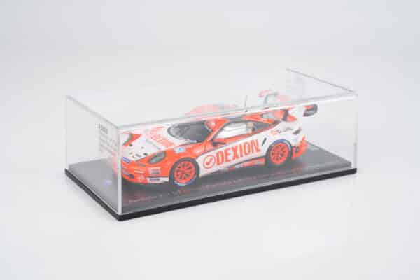 Spark 1:43 Porsche 911 GT3 Cup No.88 Dylan O'Keeffe Porsche Carrera Cup Australia Champion 2025 (AS088) Limited Edition Resin Model 5 Spark 1:43 Porsche 911 GT3 Cup No.88 Dylan O'Keeffe Carrera Cup Australia Champion 2025 – in display case