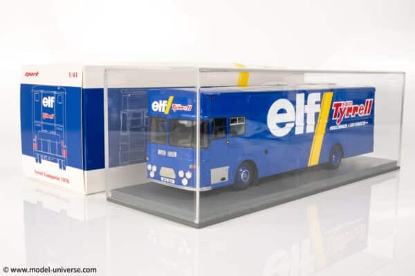 Spark - 1:43 British Leyland Leopard Tyrrell F1 Team Transporter 1976 - Resin Model