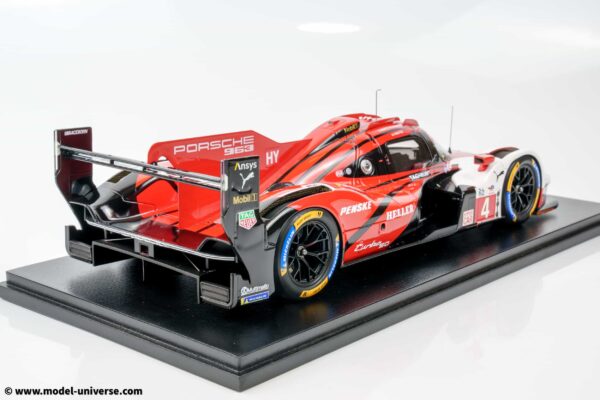 Spark - 1:18 Porsche 963 No.4 Penske 24h Le Mans 2024 - Tandy, Nasr, Jaminet - Resin Model 15 Spark - 1:18 Porsche 963 No.4 Penske 24h Le Mans 2024 - Tandy, Nasr, Jaminet - Resin Model