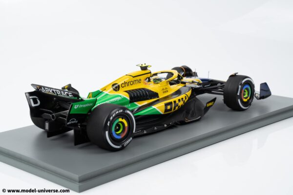 Spark 1:18 McLaren MCL38 Ayrton Senna Tribute #4 Lando Norris Monaco GP 2024 with Pitboard - Resin Model 15 Spark 1:18 McLaren MCL38 Ayrton Senna Tribute #4 Lando Norris Monaco GP 2024 with Pitboard - Resin Model