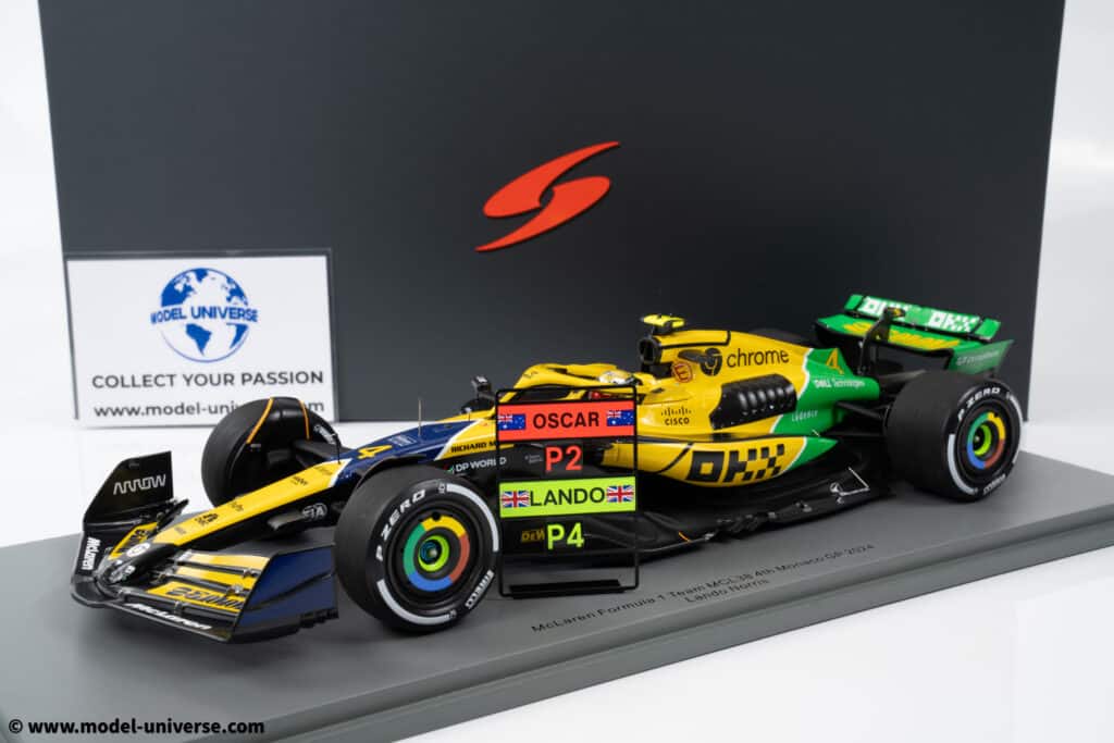 Spark 1:18 McLaren MCL38 Ayrton Senna Tribute #4 Lando Norris