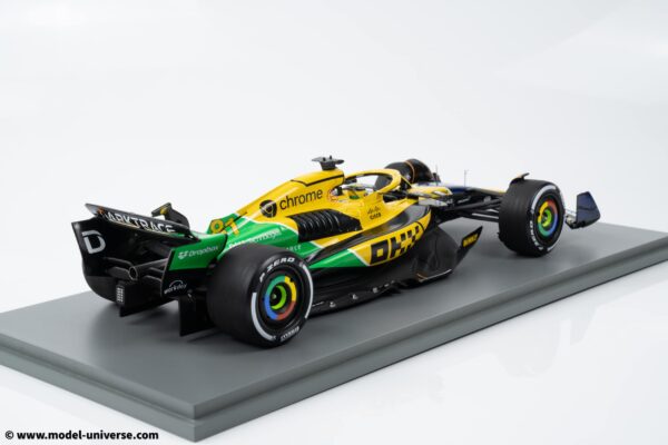 Spark 1:18 McLaren MCL38 Ayrton Senna Tribute #81 Oscar Piastri Monaco GP 2024 with Pitboard - Resin Model 16 Spark 1:18 McLaren MCL38 Ayrton Senna Tribute #81 Oscar Piastri Monaco GP 2024 with Pitboard - Resin Model