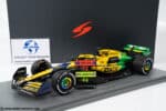 Spark 1:18 McLaren MCL38 Ayrton Senna Tribute #81 Oscar Piastri Monaco GP 2024 with Pitboard - Resin Model
