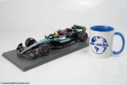 Spark 1:18 Mercedes-AMG Petronas W15 #44 Lewis Hamilton Winner British GP 2024 with Flag