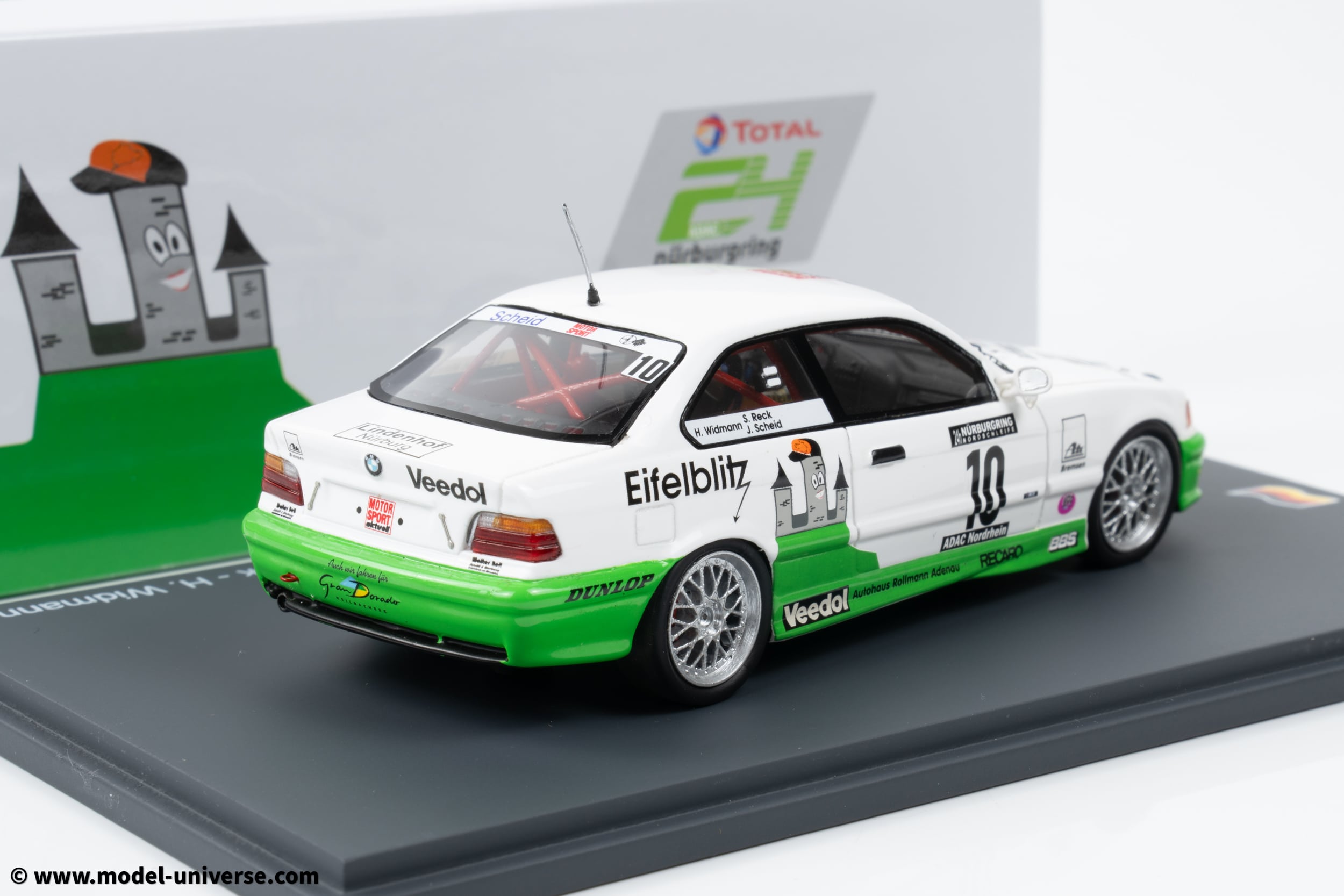 Spark - 1:43 BMW M3 Scheid Eifelblitz Winner 24h Nurburgring 1996 - Resin Model 2 spark 43NUR1996 img 4
