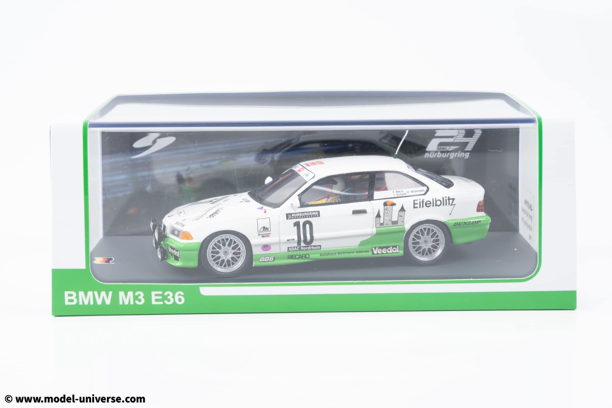 Spark - 1:43 BMW M3 Scheid Eifelblitz Winner 24h Nurburgring 1996 - Resin Model 7 spark 43NUR1996 img 7