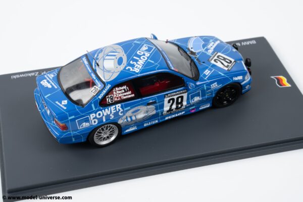 Spark - 1:43 BMW M3 (E36) Scheid Motorsports Winner 24h Nurburgring 1997 - Resin Model 11 Spark - 1:43 BMW M3 (E36) Scheid Motorsports Winner 24h Nurburgring 1997 - Resin Model