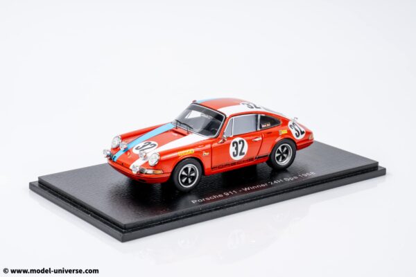 Spark - 1:43 Porshce 911 No.32 Auto Kremer Racing Winner 24h Spa 1968 - Resin Model 9 spark 43spa1968 porsche 911 5