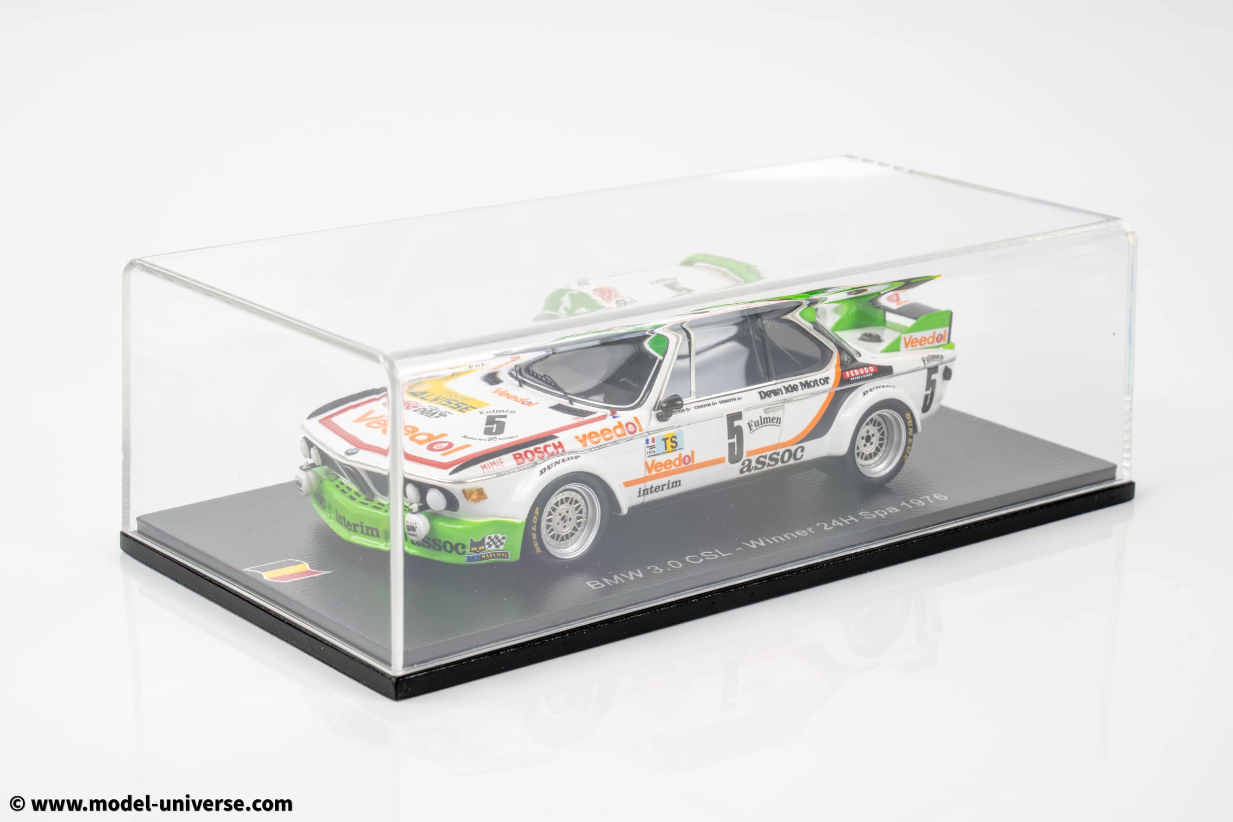 Spark 1:43BMW .0 CSL No.5 1976年スパ24時間レース優勝車 - レジンモデル