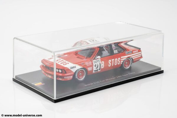 Spark - 1:43 BMW 635 CSI No.21 Winner 24h Spa 1983 Tassin, Heyer, Hahne - Resin Model 8 Spark - 1:43 BMW 635 CSI No.21 Winner 24h Spa 1983 Tassin, Heyer, Hahne - Resin Model
